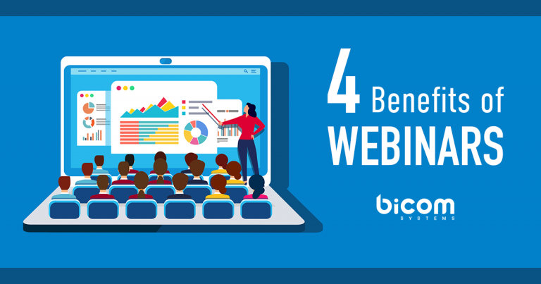 4 Benefits of Webinars - Bicom Systems Blog