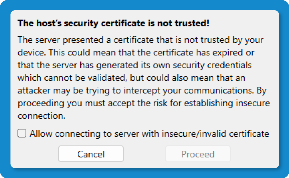 SSL Certificate Bicom Systems